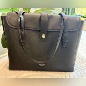 Kate Spade Black Leather Tote